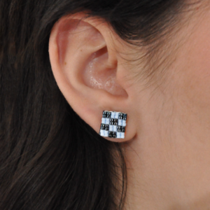 orecchini stud Vichy