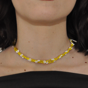 girocollo treccia giallo